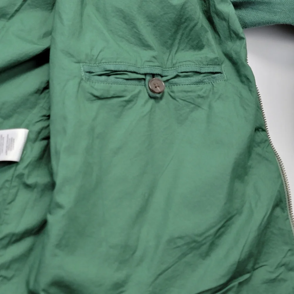 POLO RALPH LAUREN LINEN-Blend HERRINGBONE Twill Mockneck Jacket Mens Size XL New - Picture 9 of 11